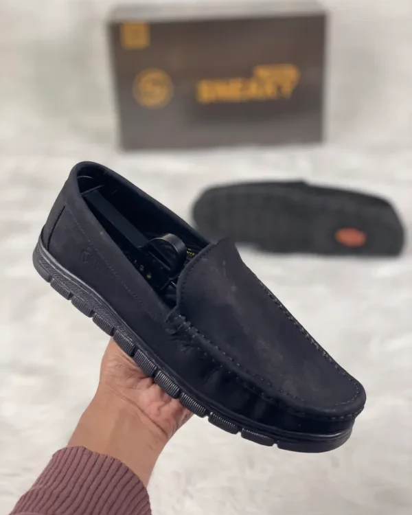 Royal Cob_Casual Black Loafer_Genuine Leather_Men