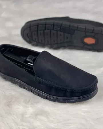 Royal Cob_Casual Black Loafer_Genuine Leather_Men