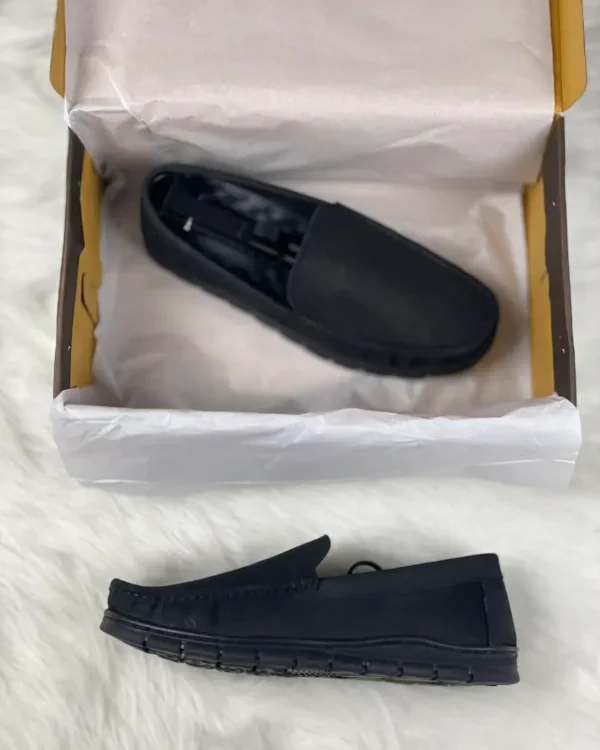 Royal Cob_Casual Black Loafer_Genuine Leather_Men