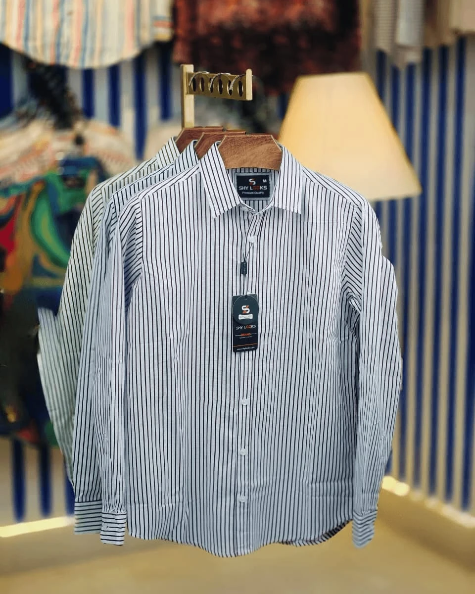 Monochrome Elite Pinstripe Shirt