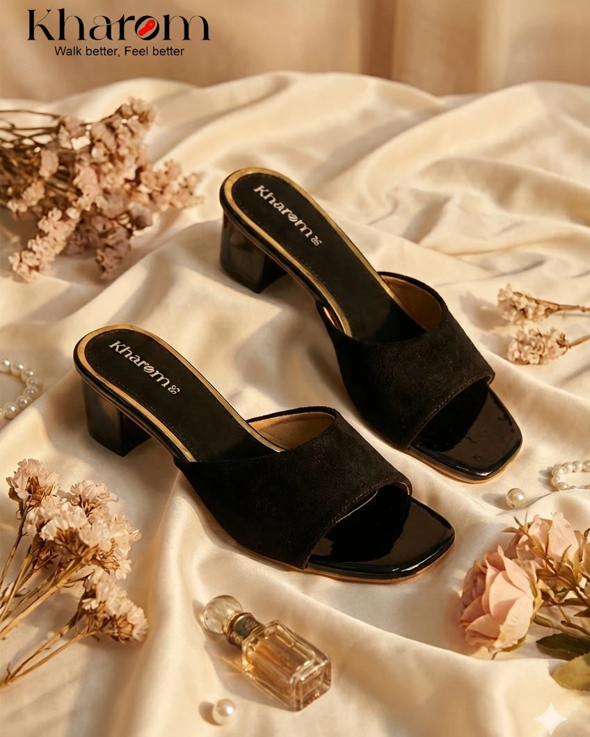 Serpent Glide Textured Mules