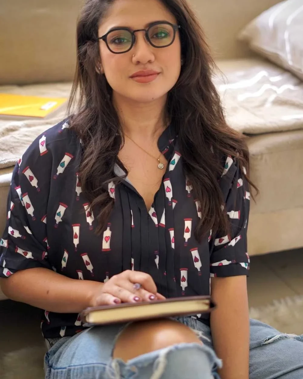 Heart in a bottle – Black